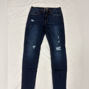 Women's Dark Blue Skinny Jeans